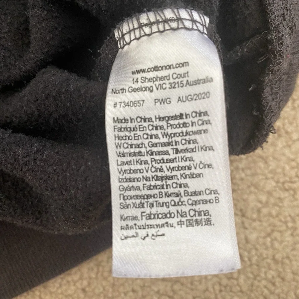 Cotton On Kids Hoodie The Notorious BIG Size 4 Black Christmas Dream Graphic